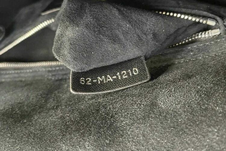túi Dior Medium Lady Dior Black Lambskin SHW Size 24
