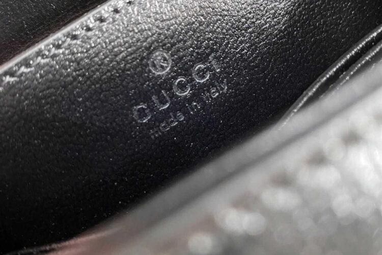 túi Gucci Horsebit 1955 Mini Bag Black Leather 22CM đen