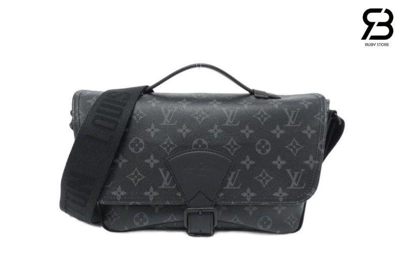 túi LV Montsouris Messenger M46685 Monogram Eclipse