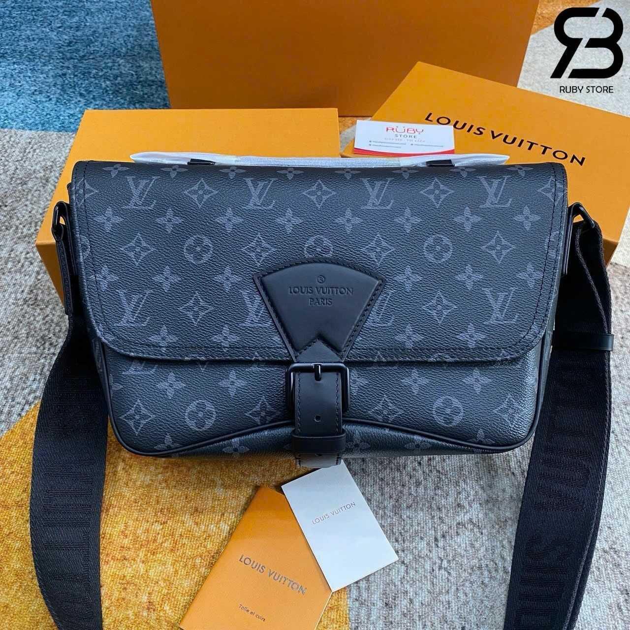 túi LV Montsouris Messenger M46685 Monogram Eclipse