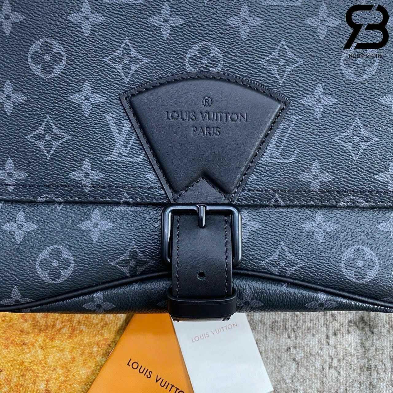 túi LV Montsouris Messenger M46685 Monogram Eclipse