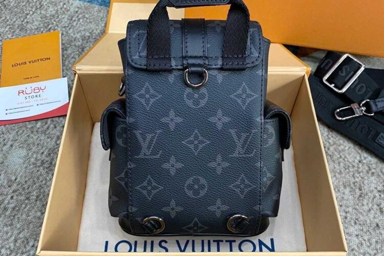 túi LV Nano Christopher Backpack M82769 Monogram Eclipse