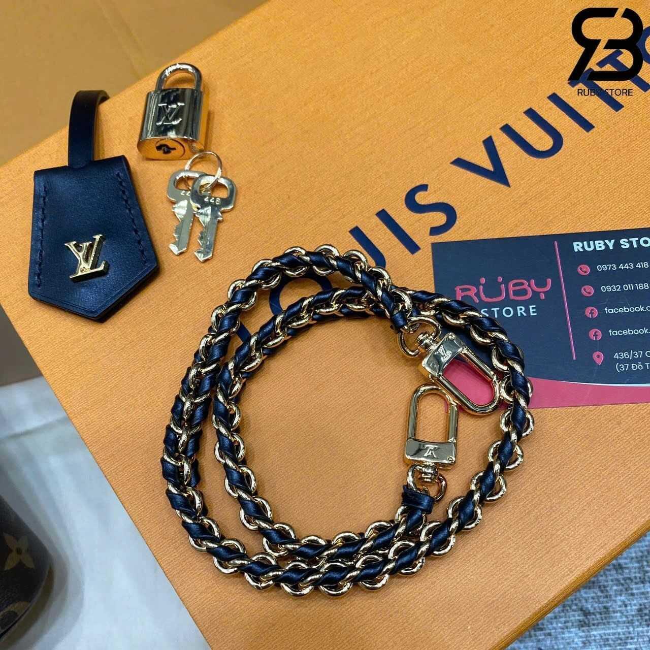 túi LV Vanity Chain Pouch M47125 Monogram Best