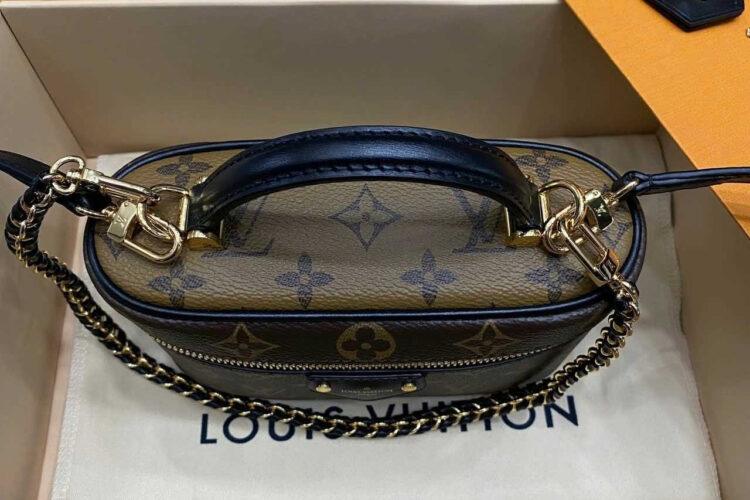 túi LV Vanity Chain Pouch M47125 Monogram Best