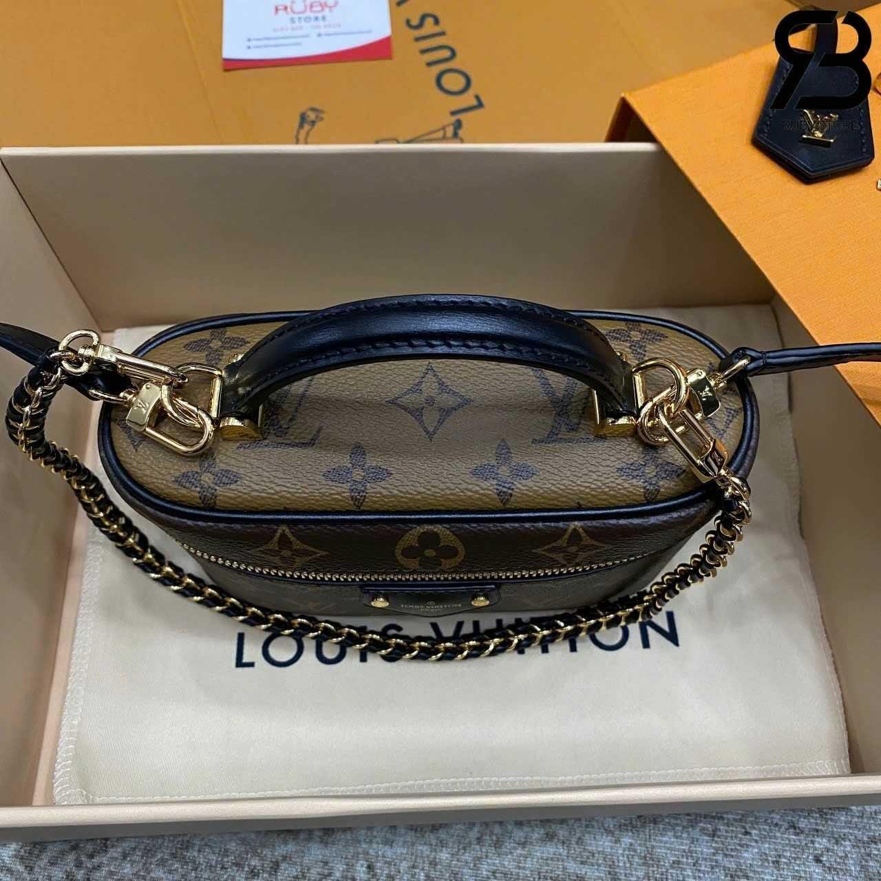 túi LV Vanity Chain Pouch M47125 Monogram Best
