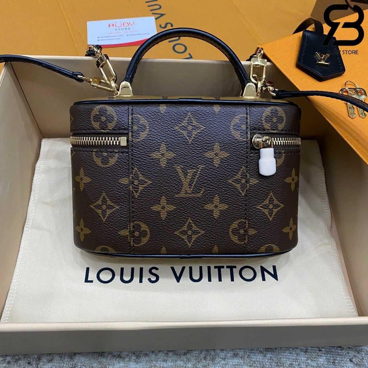 túi LV Vanity Chain Pouch M47125 Monogram Best