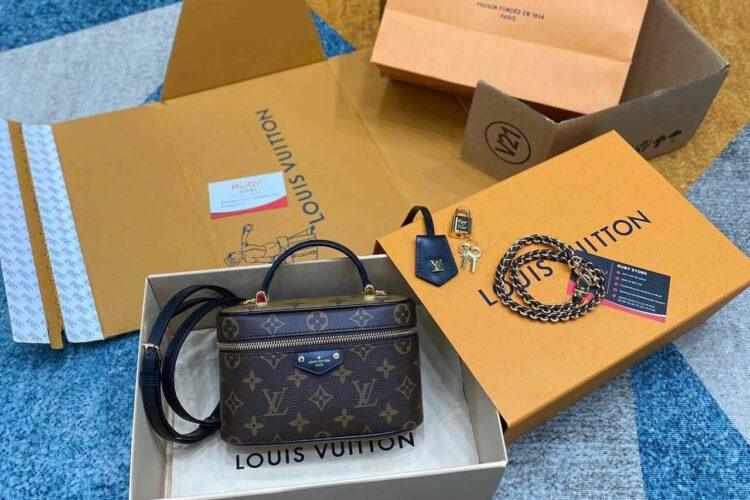 túi LV Vanity Chain Pouch M47125 Monogram Best