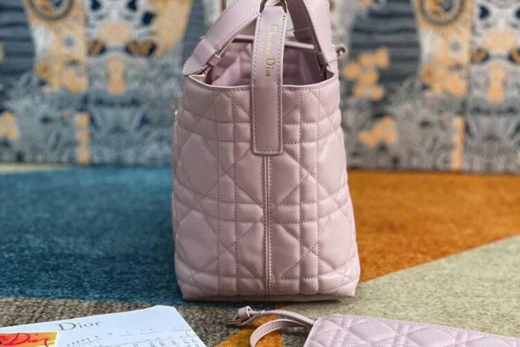 túi Medium Dior Toujour Bag Pale Pink Calfskin hồng