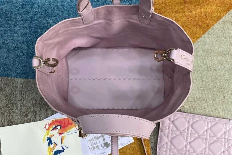 túi Medium Dior Toujour Bag Pale Pink Calfskin hồng