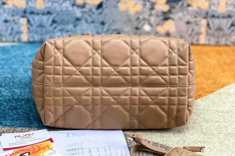 túi Medium Dior Toujour Bag Tan Brown Calfskin nâu