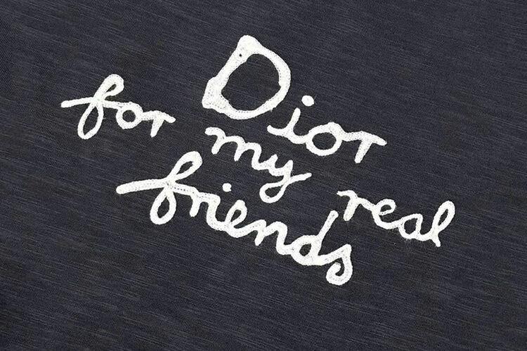 Áo Thun Dior And Hylton Nel T-Shirt Navy Blue