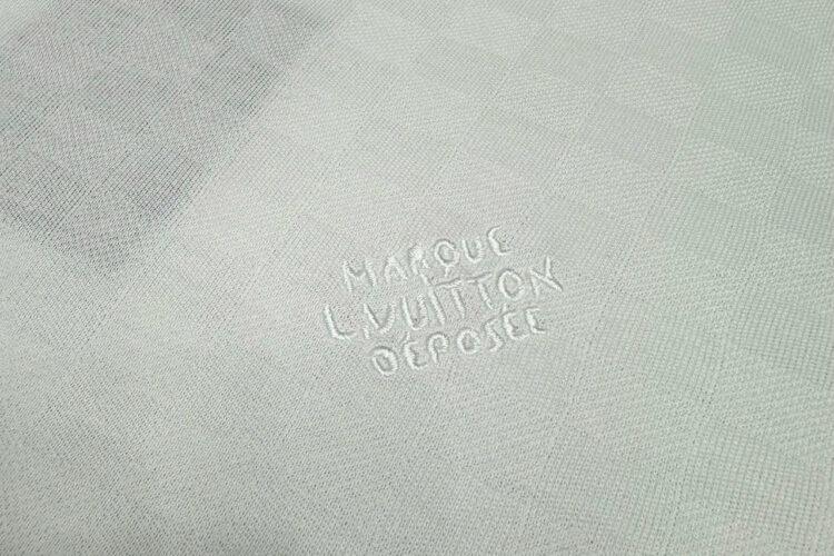 Áo Thun LV Damier Signature T-Shirt Milky White Trắng