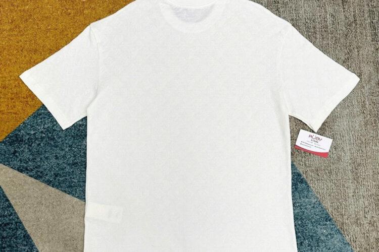 Áo Thun LV Monogram Fil Coupe Cotton T-Shirt Milky White Trắng