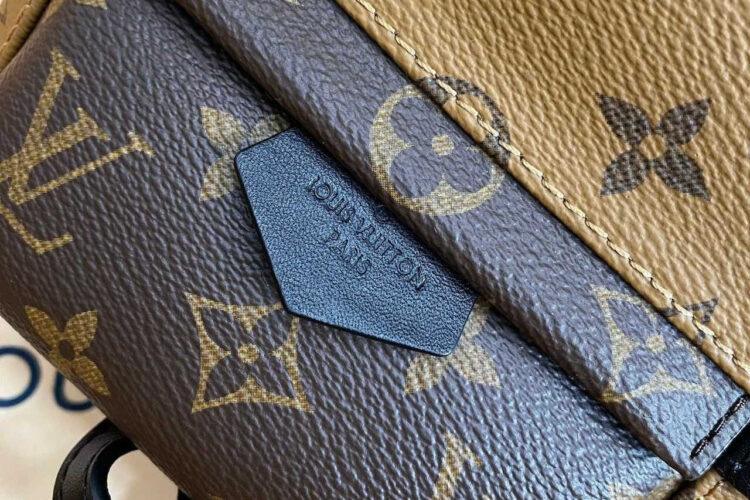 Ba Lô LV Palm Springs Mini M44872 Monogram Reverse Nâu