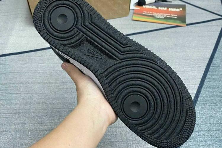 Giày Air Force 1 x Louis Vuitton Black White Đen Trắng