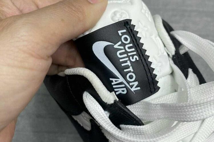 Giày Air Force 1 x Louis Vuitton Black White Đen Trắng