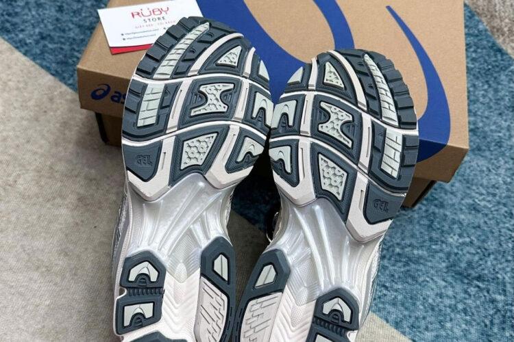 Giày Asics Gel Kayano 14 Birch Dark Pewter Kem Xám Xanh