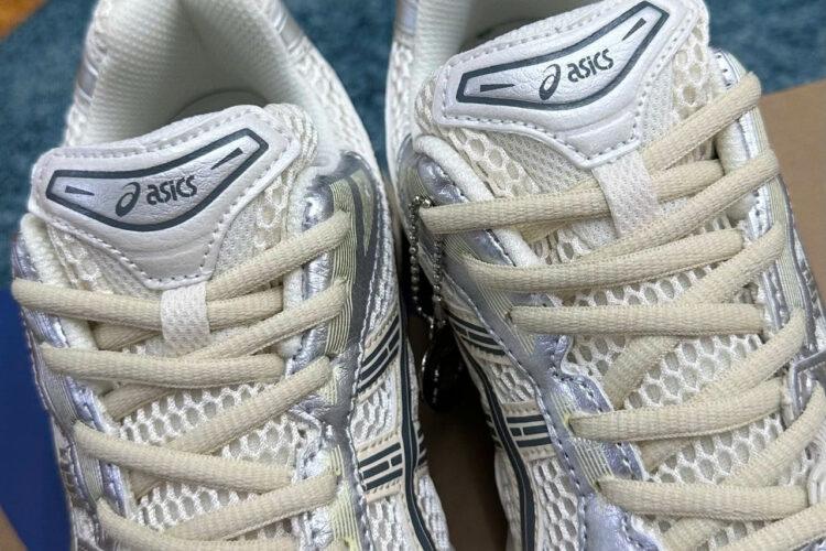 Giày Asics Gel Kayano 14 Birch Dark Pewter Kem Xám Xanh