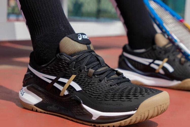 Giày Asics Gel-Resolution 9 Black Camel Màu Đen