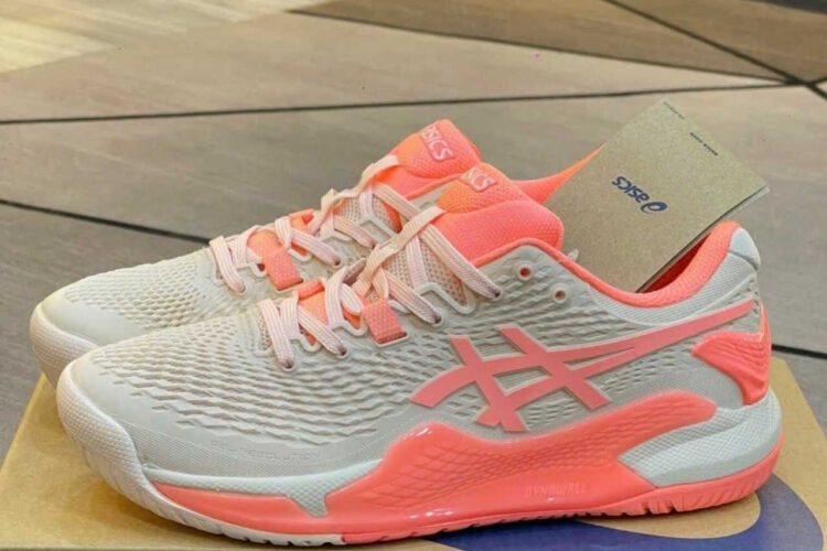 Giày Asics Gel-Resolution 9 Pearl Pink Sun Coral Hồng Kem