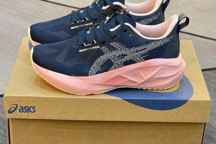 Giày Asics Novablast 5 Midnight Breeze Peach Navy Hồng