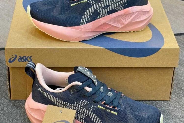 Giày Asics Novablast 5 Midnight Breeze Peach Navy Hồng