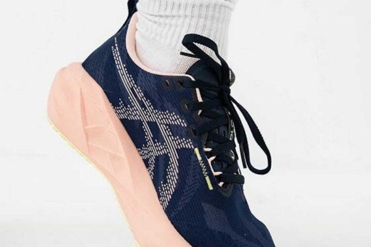 Giày Asics Novablast 5 Midnight Breeze Peach Navy Hồng