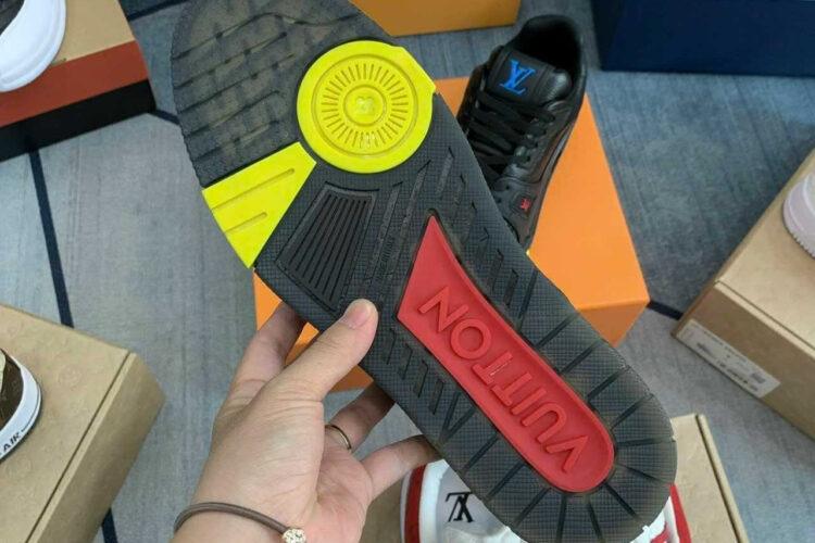 Giày Louis Vuitton LV Trainers 2021 Black Yellow đen vàng
