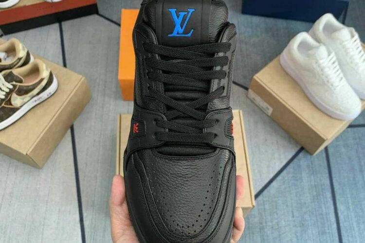 Giày Louis Vuitton LV Trainers 2021 Black Yellow đen vàng