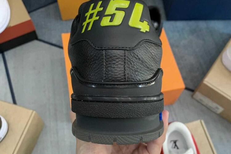Giày Louis Vuitton LV Trainers 2021 Black Yellow đen vàng