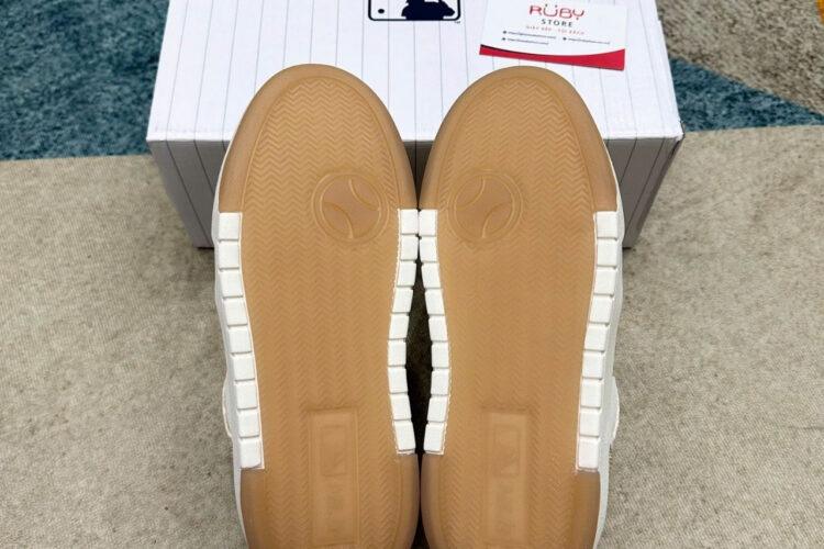 Giày MLB Chunky Liner SL Denim Monogram NY Màu Nâu Nhạt