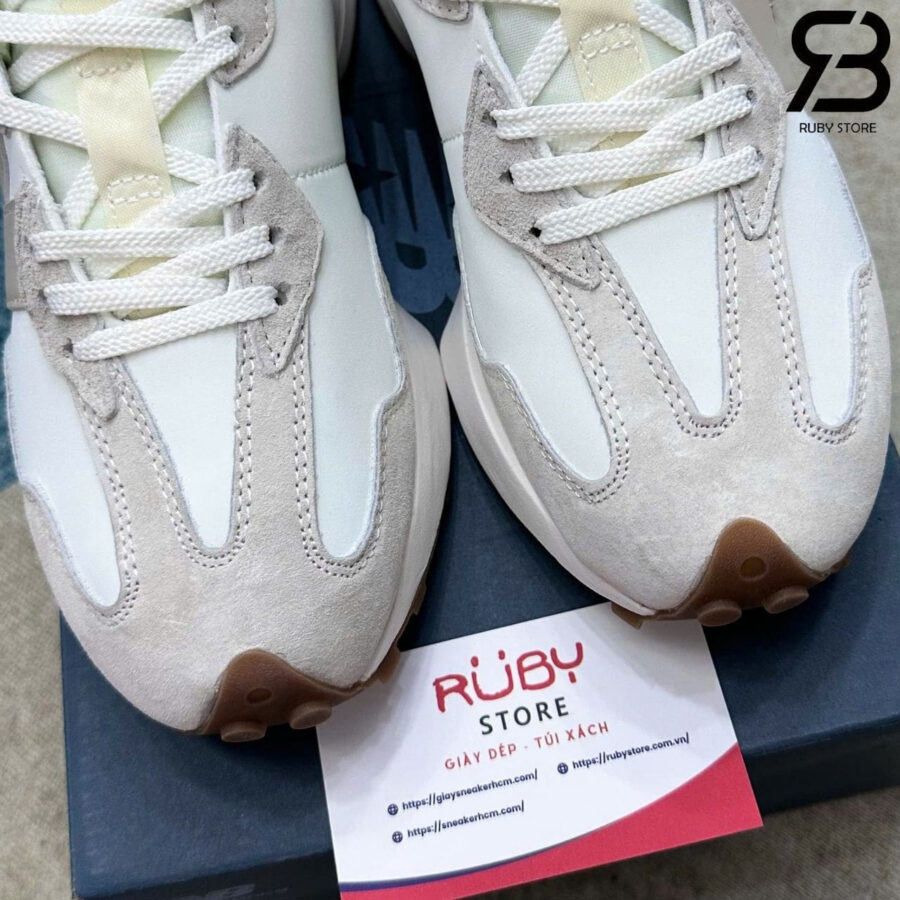 Giày New Balance 327 Linen With Sea Salt Màu Kem