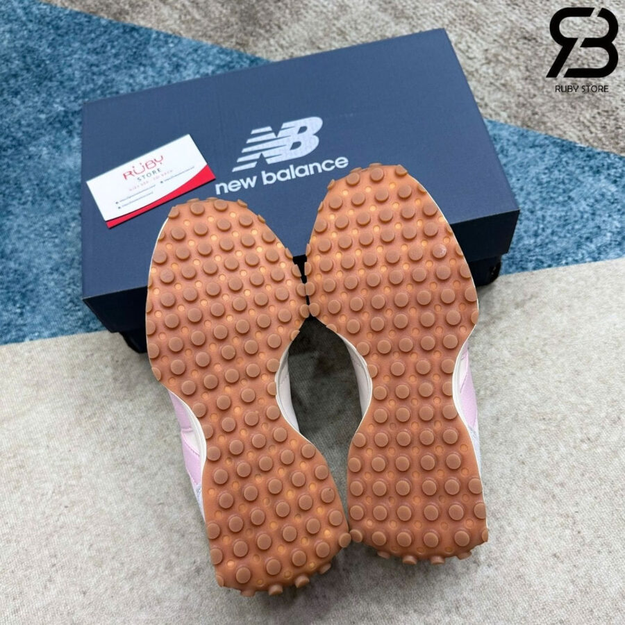 Giày New Balance 327 Moonbeam With December Sky Xám Hồng