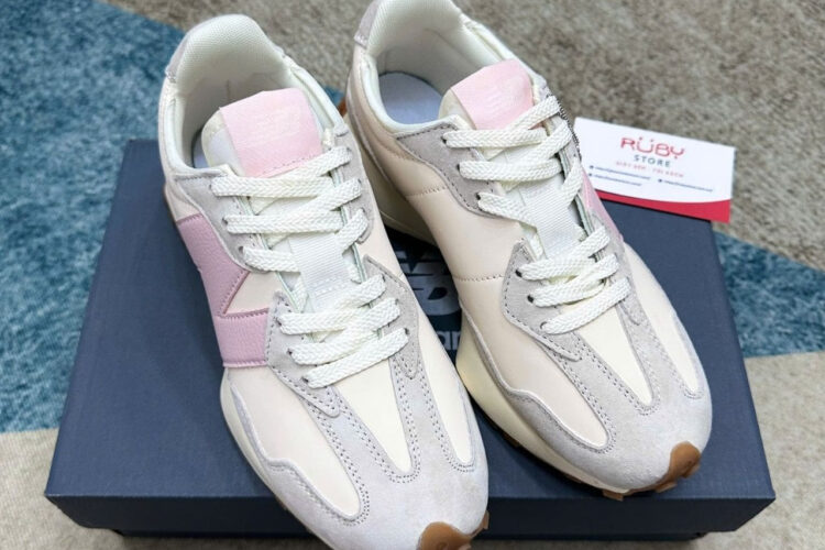 Giày New Balance 327 Moonbeam With December Sky Xám Hồng