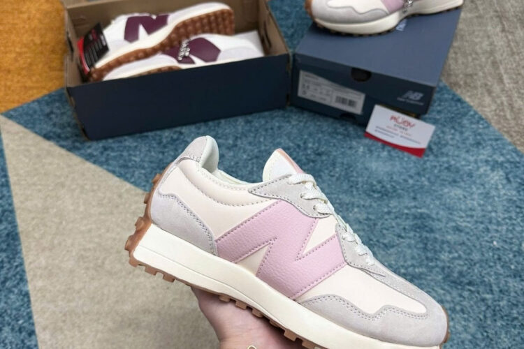 Giày New Balance 327 Moonbeam With December Sky Xám Hồng