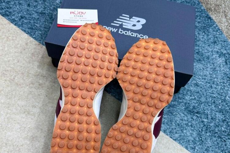 Giày New Balance 327 Moonbeam with Classic Burgundy Xám đỏ