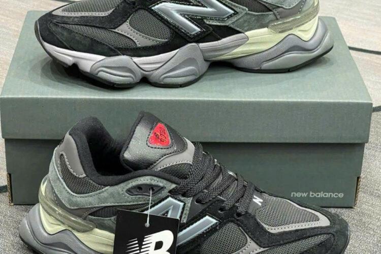 Giày New Balance 9060 Black Castlerock Grey đen Xám