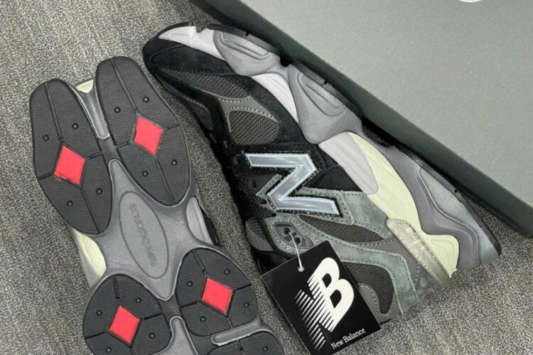 Giày New Balance 9060 Black Castlerock Grey đen Xám