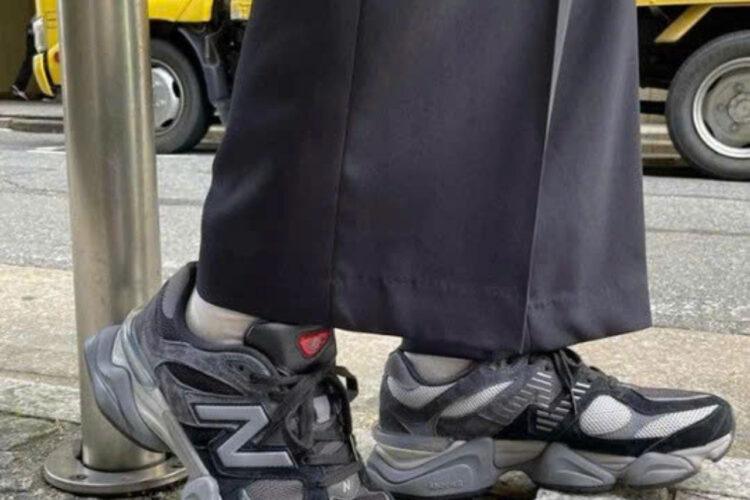Giày New Balance 9060 Black Castlerock Grey đen Xám