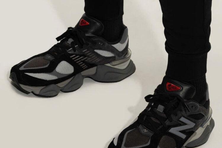 Giày New Balance 9060 Black Castlerock Grey đen Xám