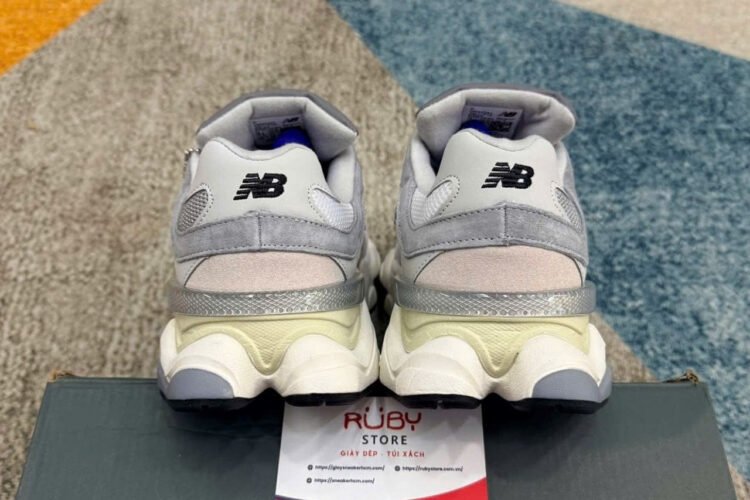 Giày New Balance 9060 Rain Cloud Castlerock White