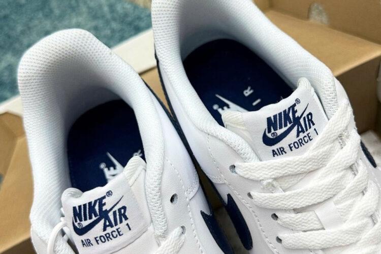 Giày Nike Air Force 1 White Midnight Navy Trắng Xanh Navy
