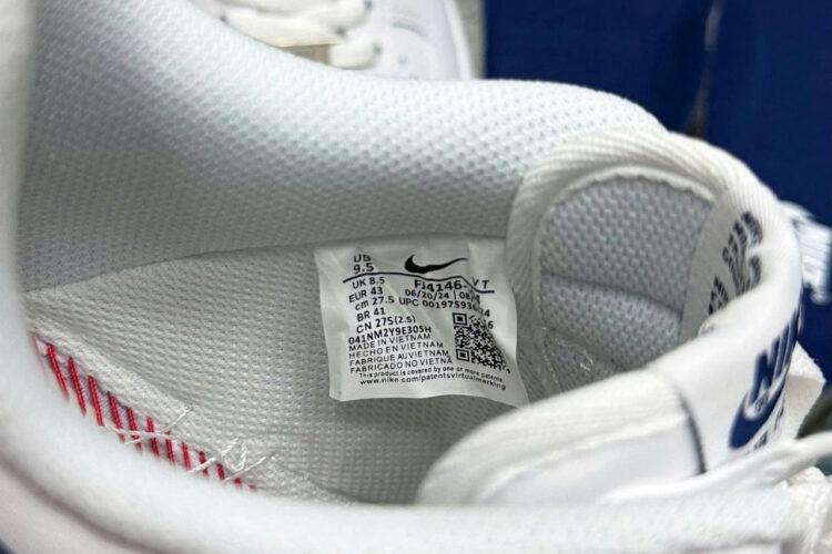 Giày Nike Air Force 1 White Midnight Navy Trắng Xanh Navy