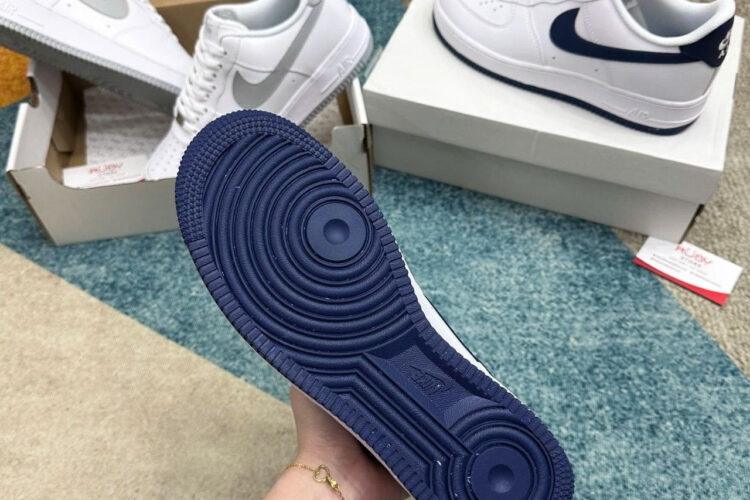 Giày Nike Air Force 1 White Midnight Navy Trắng Xanh Navy