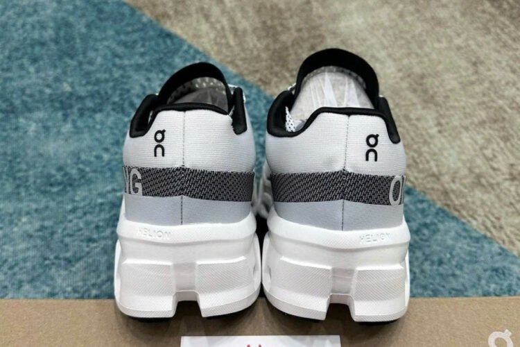 Giày On Running Cloudmonster 2 White Black Trắng đen