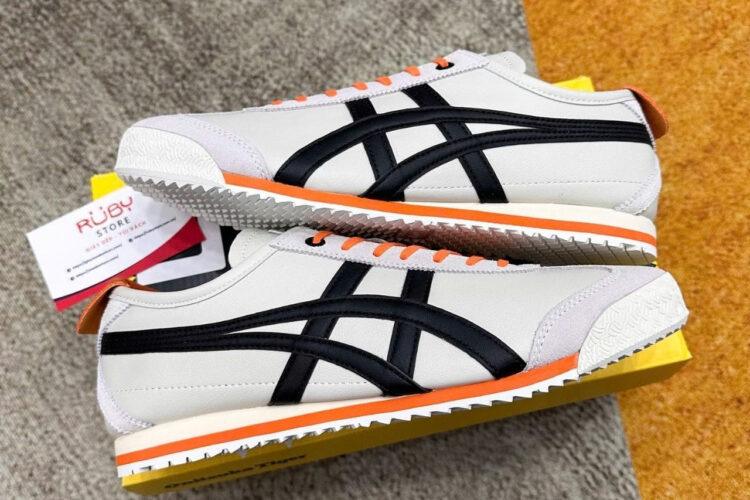 Giày Onitsuka Tiger Mexico 66 SD Cream Black Orange Kem đen Cam