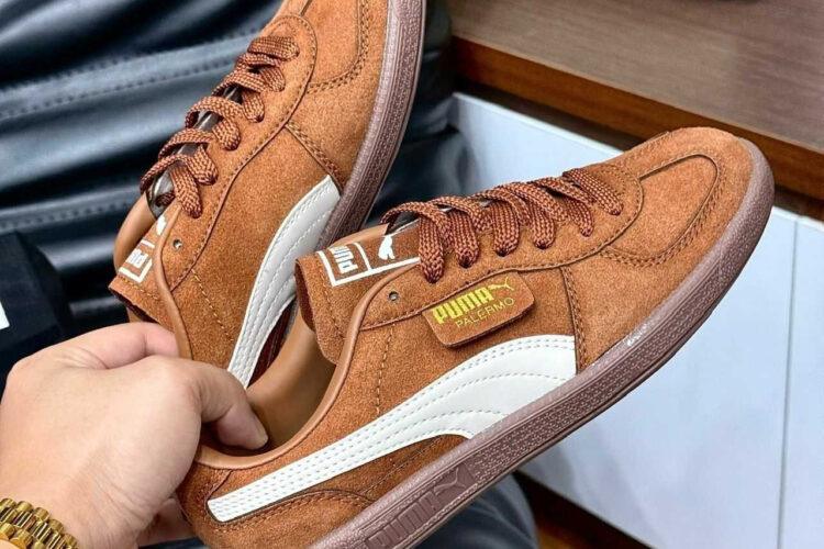 Giày Puma Palermo OG Brown White Nâu Trắng