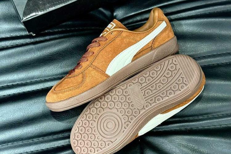Giày Puma Palermo OG Brown White Nâu Trắng