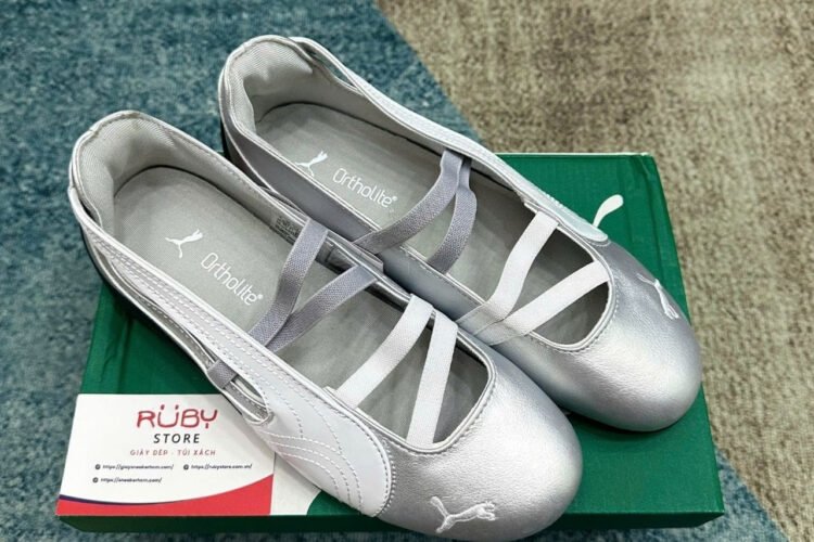 Giày Puma Speedcat Ballet Silver Bạc trắng