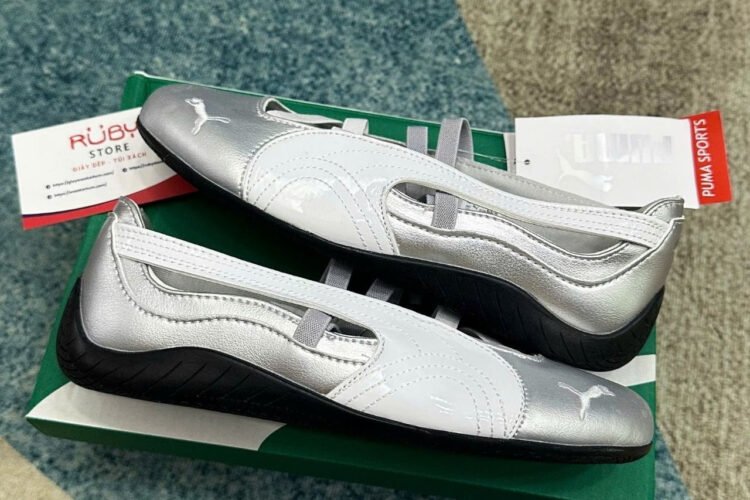 Giày Puma Speedcat Ballet Silver Bạc trắng
